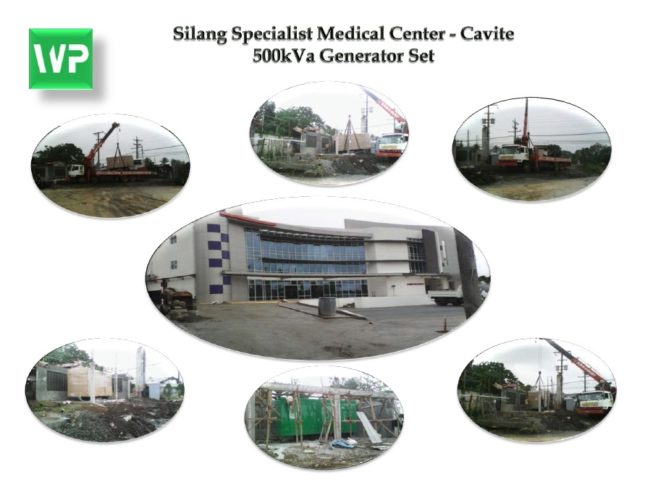 Installing Diesel genset Philippines in Silang Specialist Medical center Cavite - Westpoint Energy Resources